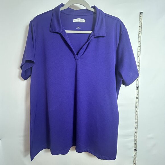 Joe's USA‎ Dry-Equip women's purple collared short-sleeve polo XXL - Picture 2 of 6